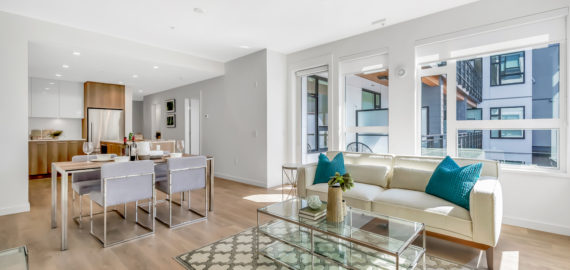 Nestled in greenery between a creek and a park, bright spacious 2 bed + 1 bath 900 sq.ft.